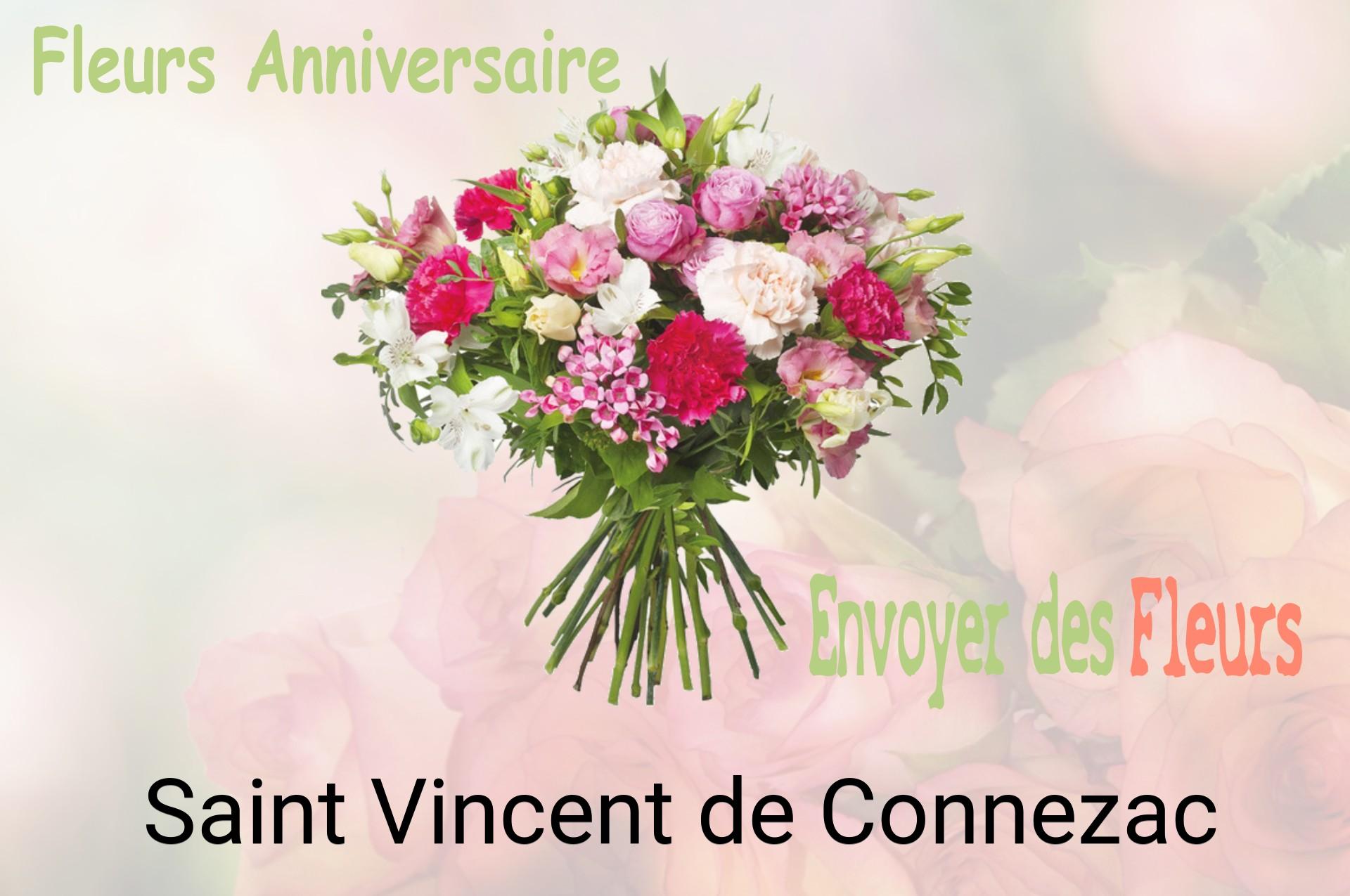 Bouquet de fleurs d’anniversaire livré à Saint-Vincent-de-Connezac